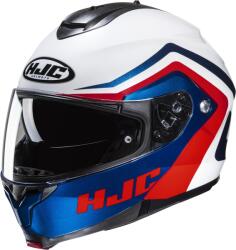 HJC Cască de motociclist HJC C91N Nepos MC21 roșu-albastru-albastru cu clapetă flip-up (HJC107221)