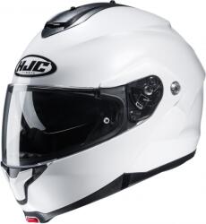 HJC Cască de motocicletă rabatabilă Cască HJC C91N alb perlat solid (HJC107129)