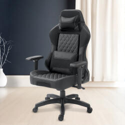 Prémium ergonomikus irodai szék, forgószék, gamer szék fekete (A23-1025) (ST-4316)