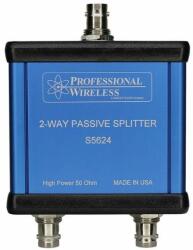 Professional Wireless S5624 Passzív 2 csatornás, UHF antennajel osztó/közösítõ, BNC (S5624)