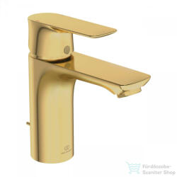 Ideal Standard CONNECT AIR Grande mosdó csaptelep automata leeresztővel, Brushed Gold A7021A2 (A7021A2)