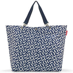 Reisenthel shopper XL kék-fehér női nagy shopper táska (ZU4073)