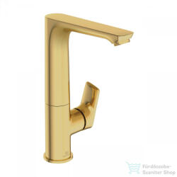 Ideal Standard CONNECT AIR magasított mosdó csaptelep leeresztő nélkül, elfordítható kifolyóval, Brushed gold A7023A2 (A7023A2)