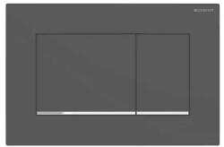 GEBERIT Sigma20 Square Működtetőlap, matt fekete/fény. króm