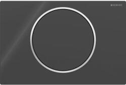 GEBERIT Sigma10 Round Működtetőlap, fekete/fényes króm (115.758.KM.5)