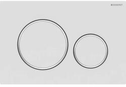 GEBERIT Sigma20 Round Működtetőlap, matt fehér/fényes króm (115.882.JT.1)