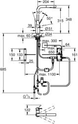 GROHE Essence Foot control Elektronikus mosogató cstp