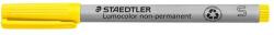 STAEDTLER Alkoholmentes marker, OHP, 0, 4 mm, STAEDTLER Lumocolor® 311 S , sárga (TS3111)