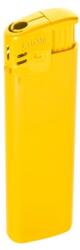  Öngyújtó Piezós öngyújtó klasszikus, sárga színű, lángmagasság szabályozóval, 2, 5 x 1, 1 x 8, 2 cm