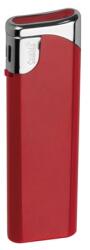  Öngyújtó Piezós öngyújtó piros színű, lángmagasság szabályozóval, 2, 4 x 0, 9 x 8, 2 cm