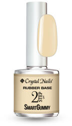 Crystal Nails - 2S - SMARTGUMMY RUBBER BASE GEL - NR57 - MILKY ECRU - 8ML