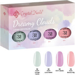 Crystal Nails - DREAMY CLOUDS 3 STEP CRYSTALAC KÉSZLET (4X4ML)