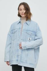 Calvin Klein Jeans farmerdzseki női, átmeneti, oversize - kék S - answear - 48 990 Ft