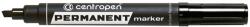 Centropen Marker permanent, varf tesit 4.6mm, negru, CENTROPEN 8576 (CE857601)