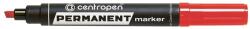 Centropen Marker permanent, varf tesit 4.6mm, rosu, CENTROPEN 8576 (CE857603)
