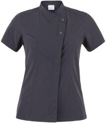 Giblor's Megan - Szupervékony Sötét Szürke Női Rövid Ujjú Szakácskabát (23p08g218-119)