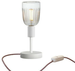 Creative-Cables Alzaluce Tiche fém asztali lámpa UK dugóval (ABM21E10VBODINBRS83-L)