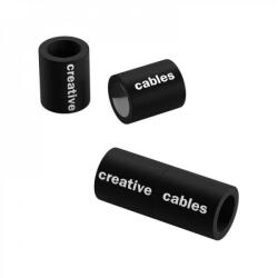 Creative-Cables Matt fekete mágneses kapocs logóval ellátott karkötőhöz - 5 db (PC5MAGLOCK6VN)