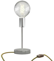 Creative-Cables Alzaluce Globo fém asztali lámpa kétpólusú dugóval (ABM21E20CRLEUTRN23-L)