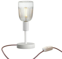 Creative-Cables Alzaluce Tiche fém asztali lámpa kétpólusú dugóval (ABM21E10VBODEUBRS83-L)