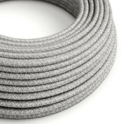 Creative Ultra Soft szilikon elektromos kábel szürke melange vászon béléssel - RN02 kerek 2x0, 75 mm (XZ2SILRN02)