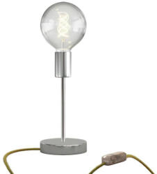 Creative-Cables Alzaluce Globo fém asztali lámpa kétpólusú dugóval (ABM21E20CRDEUTRN23-L)