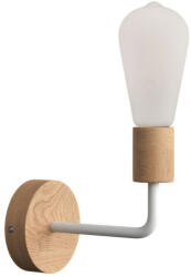 Creative-Cables Fermaluce Wood, fa falilámpa hajlított karral (APL401FB10VB)