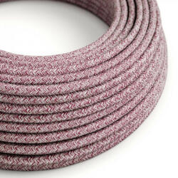 Creative Bordó tweed csillogó cikcakk textilkábel - Az eredeti kreatív kábelek - RS83 kerek 2x0, 75mm / 3x0, 75mm (XZ2RS83)
