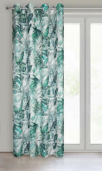  Adeline mintás dekor függöny Fehér/zöld 140x250 cm