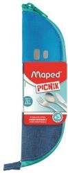 Maped Evőeszközkészlet, fém, szövet tok, MAPED PICNIK Concept Kids , kék (878003)