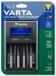 VARTA Elemtöltő, AA/AAA/Li-ion akku+USB, akku nélkül, VARTA LCD Dual Tech (57676101401) - treewell