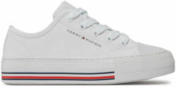 Tommy Hilfiger Teniși Low Cut Lace-Up Sneaker T3A9-33185-1687 M Alb