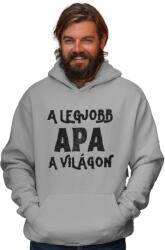  Legjobb apa a világon - Kapucnis Pulóver (legapvikp6)