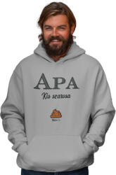  Apa kis szarosai (Névre szóló) - Kapucnis Pulóver (813193)