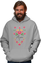  Kalocsai mintás apa - Kapucnis Pulóver (kaminapakp6)