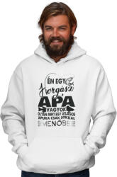  Én egy horgász apa vagyok - Kapucnis Pulóver (enhorapvakp2)