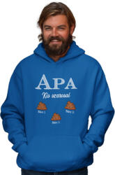  Apa kis szarosai (Névre szóló) - Kapucnis Pulóver (apkisszkp16)