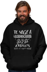  Legszerencsésebb apa a világon - Kapucnis Pulóver (733825)