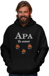 Apa kis szarosai (Névre szóló) - Kapucnis Pulóver (apkisszkp13)
