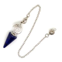R. M. ékszer Ásványok Inga kúp életfa lapis 1x3cm (011068)