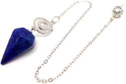 R. M. ékszer Ásványok Inga hatlap spirál Lapis 1, 5x2, 5cm (011190)