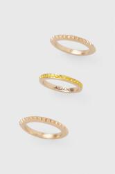 AllSaints gyűrű 3 db - arany L