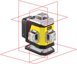 Nivel System Nivela laser in cruce Nivel System CL4R, 4D, Multifunctionala, laser rosu, 4 planuri laser (360 grade) (CL4R)