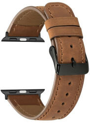 SmartWatcherz Leather Strap Apple Watch Bőr Szíj Barna, 38, 40, 41mm (9465-9473)