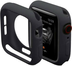 SmartWatcherz Soft Szilikon Apple Watch Tok Fekete, 44mm (58383-58404)