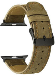 SmartWatcherz Leather Strap Apple Watch Bőr Szíj Kávé Barna, 42, 44, 45, 49mm (9465-9478)