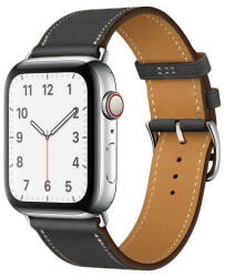 SmartWatcherz Leather Fit Bőr Apple Watch Szíj Szürke, 42, 44, 45, 49mm (9393-9422)