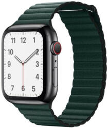 SmartWatcherz Leather Loop Apple Watch Szíj Zöld, 42, 44, 45, 49mm (10455-43378)