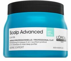L'Oréal Scalp Advanced Anti-Oiliness Professional Clay 2-in-1 Shampoo & Mask Deep Purifier șampon + mască pentru păr gras 500 ml - vince