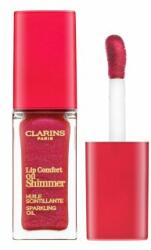 Clarins Lip Comfort Oil Shimmer ulei pentru buze cu sclipici 04 Pink Lady 7 ml